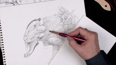 Designing and Rendering Fantasy Characters in Pencil with Wayne Barlowe